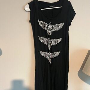Lauren Moshi medium black maxi dress